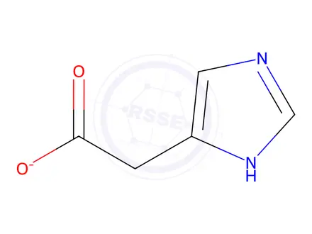 Chemical structure of 4-IMIDAZOLEACETIC ACID SODIUM SALT HYDRATE