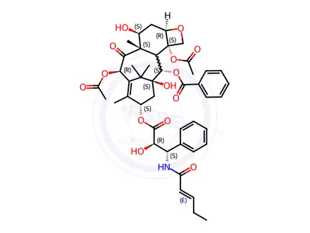Chemical structure of Desmethyl Ethyldihydrocephalomannin​e