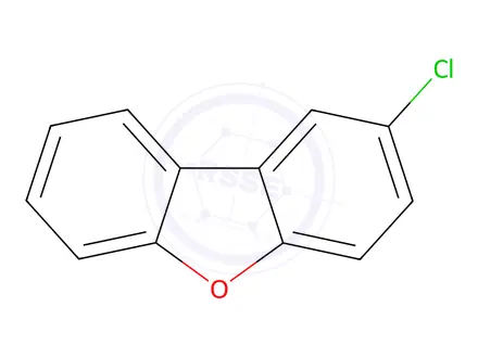 Chemical structure of 2-Chlorodibenzofuran