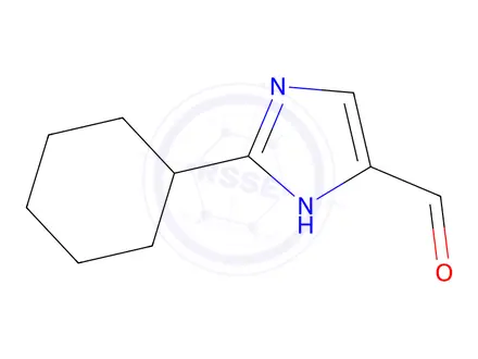 Chemical structure of 2-Cyclohexyl-1H-imidazole-5-carbaldehyde