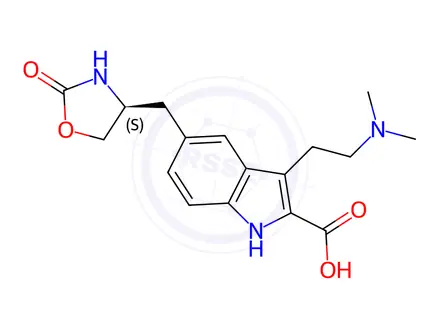 Chemical structure of Zolmitroptan EP Impurity I