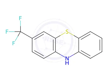 Chemical structure of 3-(trifluoromethyl)-10H-phenothiazine