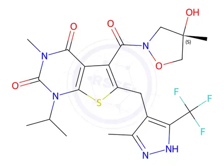 Chemical structure of AZD-3965DISCONTINUED PLEASE SEE A808160
