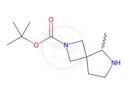 Chemical structure of tert-butyl 5-methyl-2,6-diazaspiro[3.4]octane-2-carboxylate