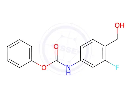 Chemical structure of Phenyl (3-fluoro-4-(hydroxymethyl)phenyl)carbamate