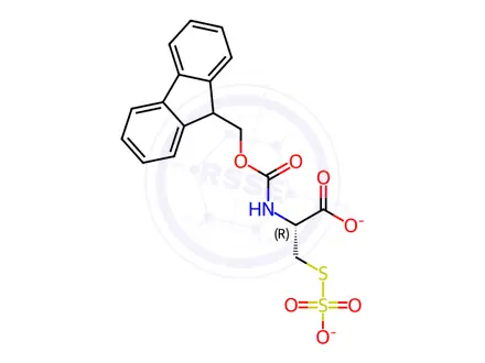 Chemical structure of Fmoc-S-sulfo-L-cysteine disodium