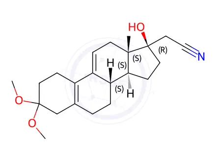 Chemical structure of Dienogest EP Impurity E