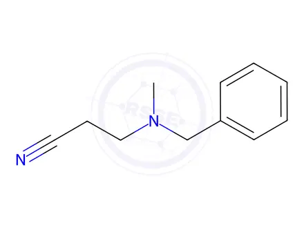 Chemical structure of 3-(Benzyl(methyl)amino)propanenitrile