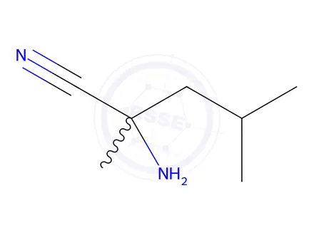 Chemical structure of 2-amino-2,4-dimethylvaleronitrile
