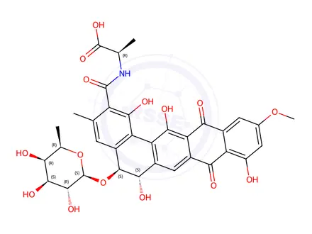 Chemical structure of Dexylosylbenanomicin A