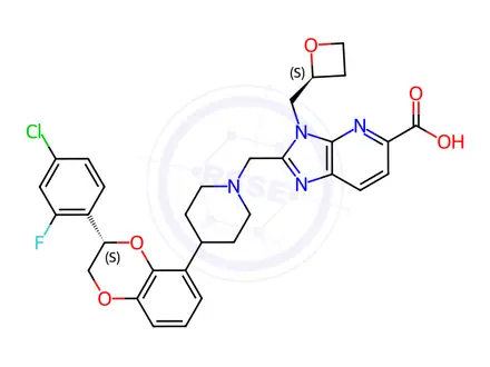 Chemical structure of Lotiglipron Impurity 242