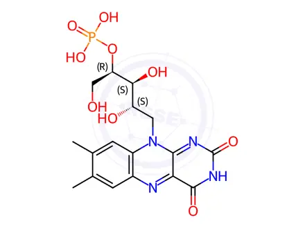 Chemical structure of Riboflavin-4'-Phosphate