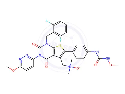 Chemical structure of Relugolix N-Oxide