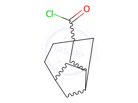 Chemical structure of 2,5-Ethanopentalene-2(1H)-carbonylchloride,hexahydro-(9CI)