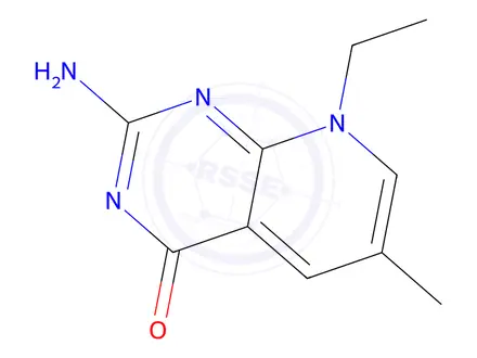 Chemical structure of 2-Amino-8-ethyl-6-methylpyrido[2,3-d]pyrimidin-4(8H)-one