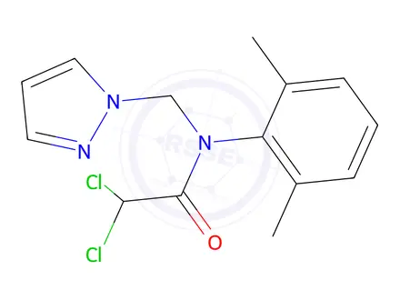 Chemical structure of 2,2-Dichloro-N-(2,6-dimethylphenyl)-N-[(1h-pyrazol-1-yl)methyl]acetamide