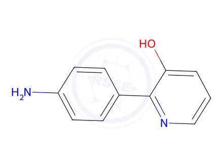 Chemical structure of 2-(4-Aminophenyl)-3-pyridinol dihydrochloride