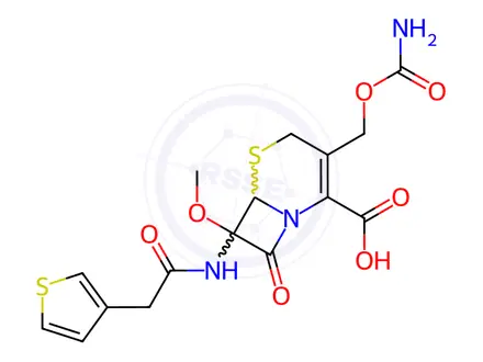 Chemical structure of Cefoxitin EP Impurity I