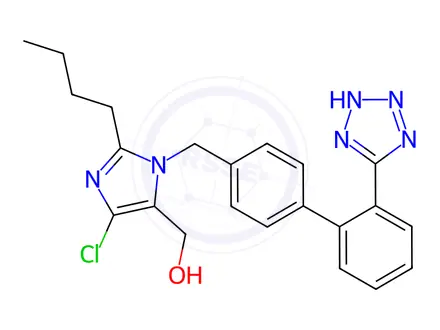 Chemical structure of Losartan