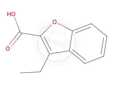 Chemical structure of 3-ethyl-1-benzofuran-2-carboxylic Acid