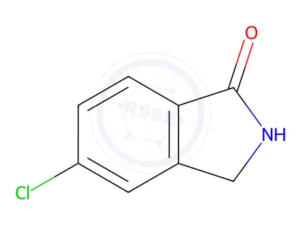 Chemical structure of 5-Chloroisoindolin-1-one