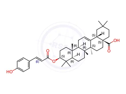 Chemical structure of Oleanolic Acid Impurity 2 (3-O-p-Coumaroyloleanolic Acid)
