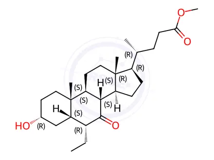 Chemical structure of Obeticholic Acid Impurity 102
