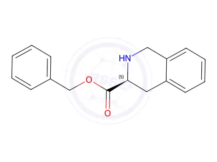 Chemical structure of Benzyl (S)-(-)-1,2,3,4-Tetrahydro-3-isoquinolinecarboxylate p-Toluenesulfonic Acid Salt