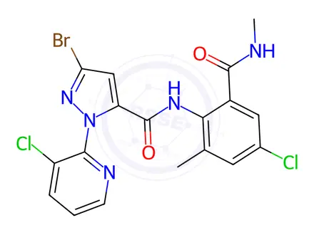 Chemical structure of Chlorantraniliprole