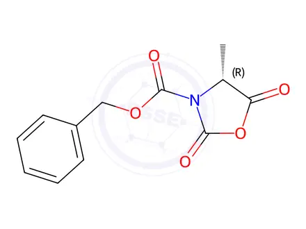 Chemical structure of Z-D-ALA-NCA