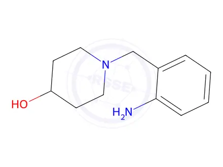 Chemical structure of 1-[(2-aminophenyl)methyl]piperidin-4-ol