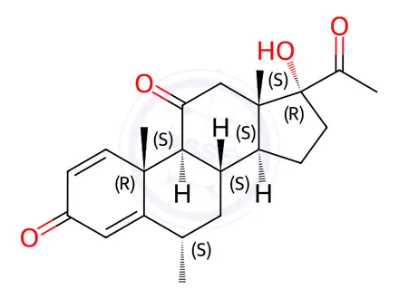 Chemical structure of Methylprednisolone Impurity 140
