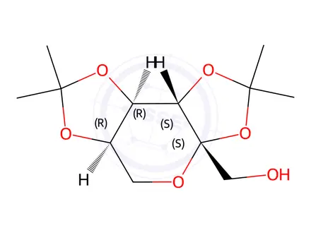 Chemical structure of Topiramate EP Impurity A (Topiramate USP Related Compound A)