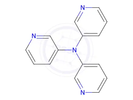 Chemical structure of tri(pyridin-3-yl)amine