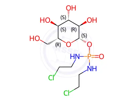 Chemical structure of Glufosfamide