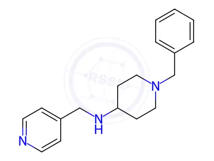 Chemical structure of 1-Benzyl-N-[(pyridin-4-yl)methyl]piperidin-4-amine dihydrochloride