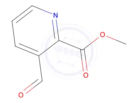 Chemical structure of Methyl 3-formylpicolinate