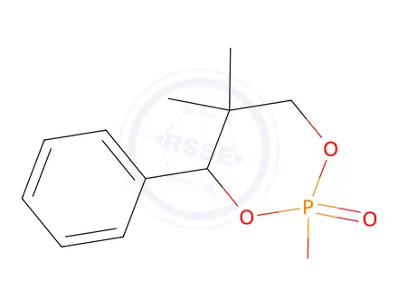 Chemical structure of 2-Hydroxy-5,5-dimethyl-4-phenyl-1,3,2-dioxaphosphinane 2-oxide