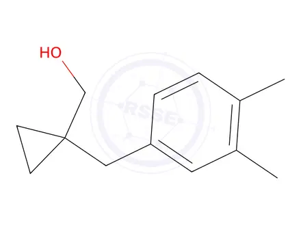Chemical structure of (1-(3,4-Dimethylbenzyl)cyclopropyl)methanol