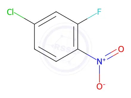 Chemical structure of 4-Chloro-2-fluoronitrobenzene