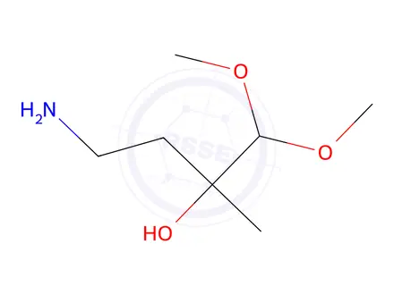 Chemical structure of 4-Amino-1,1-dimethoxy-2-methylbutan-2-ol
