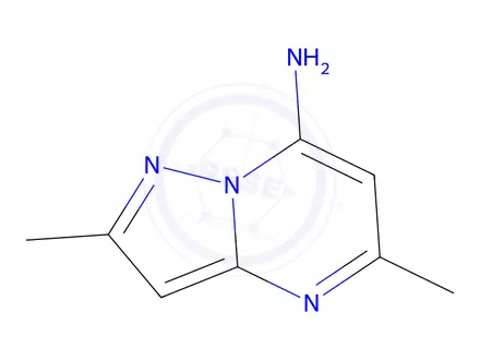 Chemical structure of 2,5-Dimethylpyrazolo[1,5-a]pyrimidin-7-amine