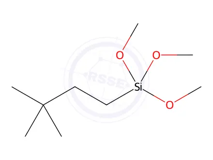 Chemical structure of Silane, (3,3-dimethylbutyl)trimethoxy-