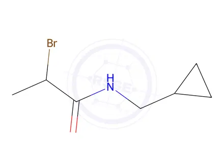 Chemical structure of 2-Bromo-N-(cyclopropylmethyl)propanamide