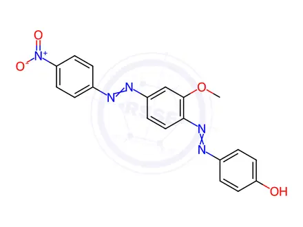 Chemical structure of Disperse Orange 29