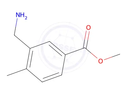Chemical structure of Methyl 3-(aminomethyl)-4-methylbenzoate