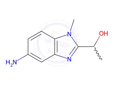 Chemical structure of 1-(5-AMINO-1-METHYL-1 H-BENZOIMIDAZOL-2-YL)-ETHANOL DIHYDROCHLORIDE