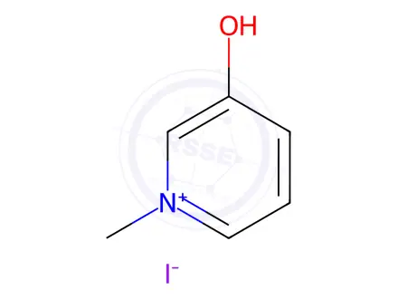Chemical structure of 3-Hydroxy-1-methylpyridinium Iodide