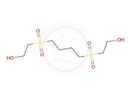 Chemical structure of 2,2'-(Butane-1,4-diyldisulfonyl)bis(ethan-1-ol)