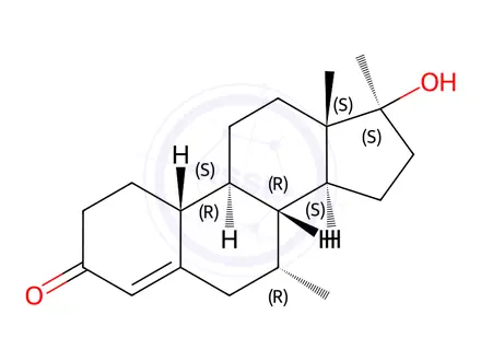 Chemical structure of Mibolerone